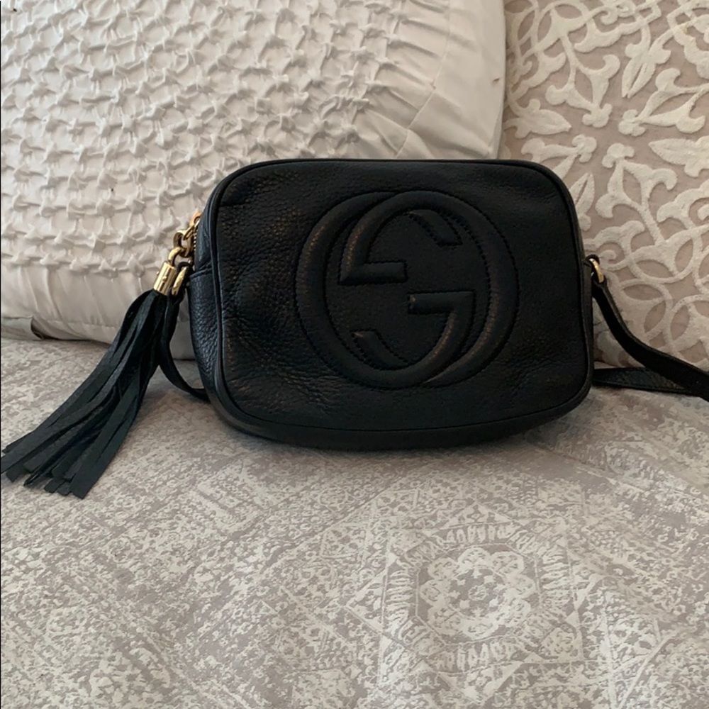 Black Gucci soho disco crossbody